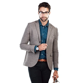 Grey Tweed Stride